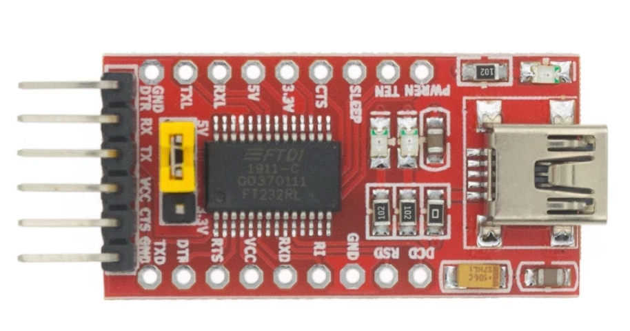 FT232RL FTDI USB 3.3V 5.5V to TTL Serial Adapter Module for Arduino FT232 Pro Mini USB TO TTL 232