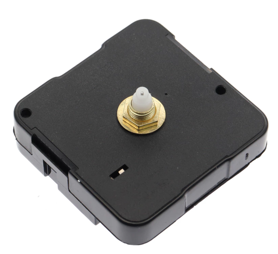 HQ3268 Precision Quartz Clock Movement Kit — DIY Repair Set with Red Hands (Silent Sweep)