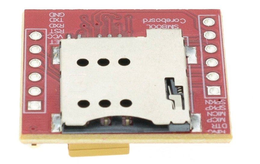 SIM800L Mini GSM GPRS Module — Quad-Band Wireless Communication Board with Antenna (3.7–4.2V, Micro SIM)