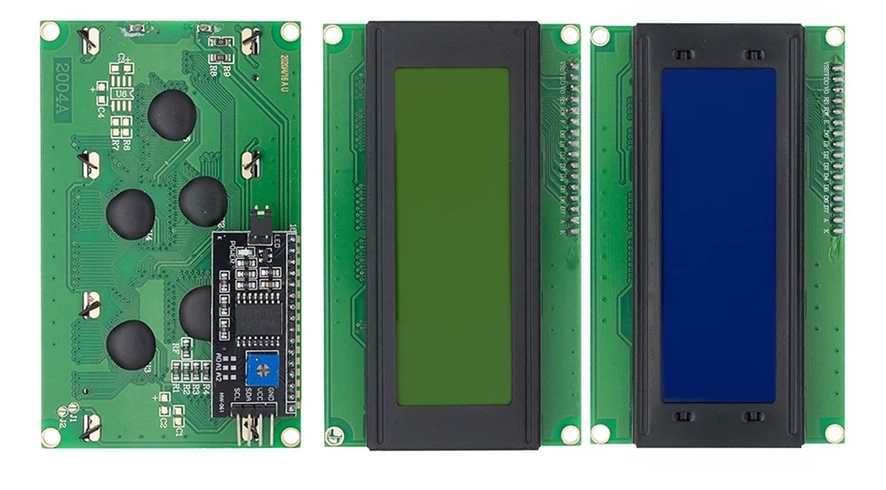 20x4 LCD Modules 2004 LCD Module with LED Blue/Yellow green Backlight White Character (with I2C)